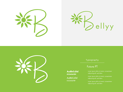 Bellyy | Letter B Initial Fashion Company Logo Design font