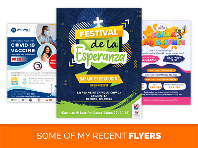 Professional Event Flyer or Poster Design trifold