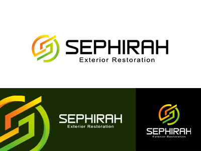 SEPHIRAH INC. design green identity japan logo orange symbolmark