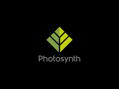 Photosynth brand identity japan minimal simple symbolmark venture