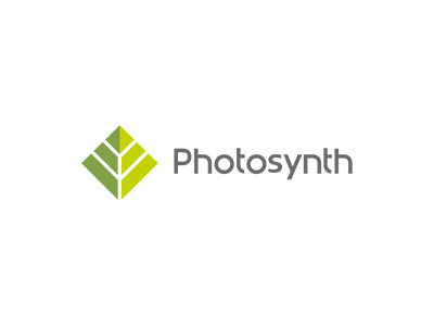 Photosynth brand identity japan minimal simple symbolmark venture