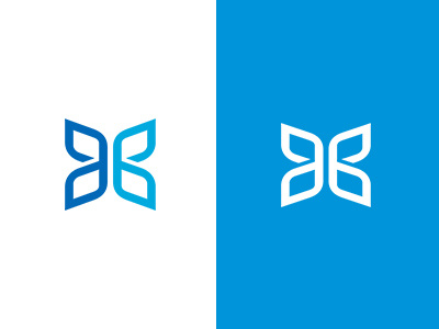 HORIE CONSULTING SYMBOLMARK blue brand consulting h identity minimal simple symbolmark