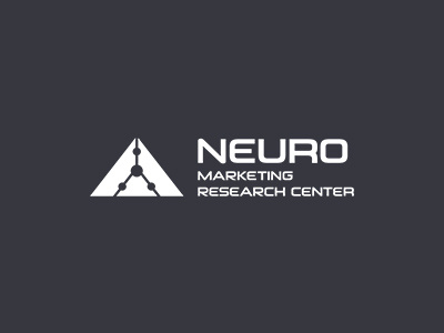 NEURO MARKETING RESEARCH CENTER brand identity marketing minimal research simple symbolmark synapse