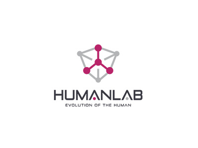 HUMANLAB brand evolution human identity labo minimal simple symbolmark