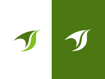 MSD LOGOWORKS green japan leaf logo symbolmark travel