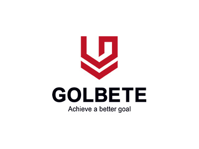 GOLBETE designworks goal identity japan logo minimal red startup symbolmark