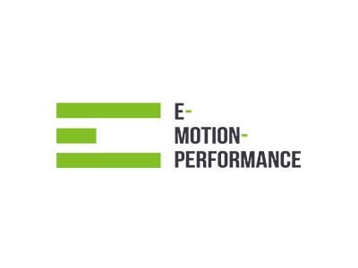 E0MOTION-PERFORMANCE collectio emotion green identity logo minimal performance