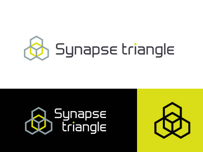 Synapse triangle collection grid identity logo minimal msd synapse triangle