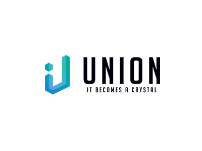 UNION collection crystal gradation identity logo minimal symbolmark