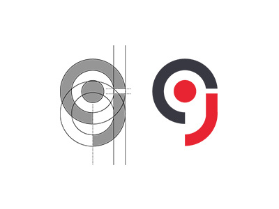 Globaljapan collection global grid identity japan logo minimal symbolmark