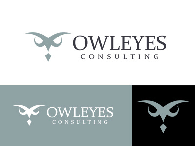 Owleyes Consulting collection eye grid identity logo logogrid minimal owl symbolmark