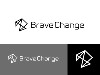 Brave Change brand collection colorful design designworks identity japan logo minimal monotone simple symbolmark