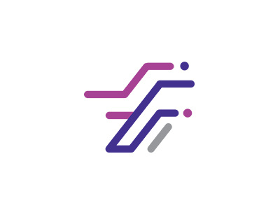 MSD SYMBOL COLLECTION 066 advance brand collection faculty identity logo minimal purple simple symbolmark