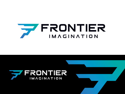 Frontier Imagination borderline collection gradation identity imagination inspiration japan logo minimal simple symbolmark