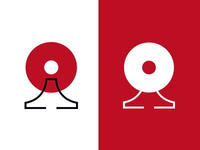 MSD SYMBOL COLLECTION 080 collection identity japan logo minimal mountain red sun symbolmark