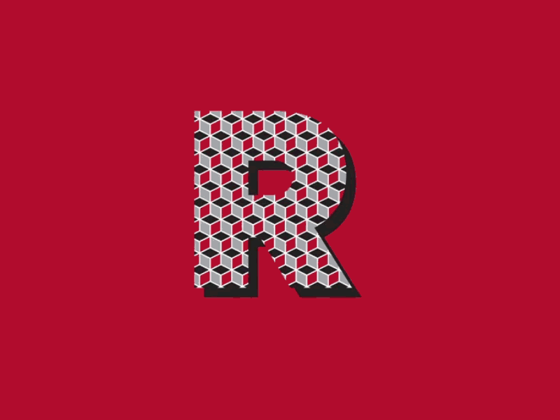Red Square Promo advertising agency animation gif looping patterns promo small typography