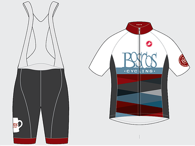 Boscos Cycling - 2015 bibs cycling kit uniform
