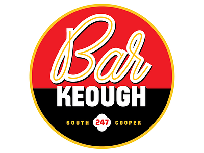 Bar Keough branding lettering logo