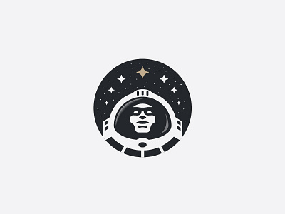 Dream of Darkspace astronaut design logo space symbol