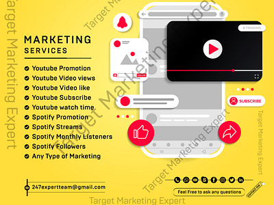 I will do premium youtube video promotion or channel Promotion