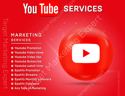 I will do premium youtube video promotion or channel Promotion branding logo youtube channel monetization