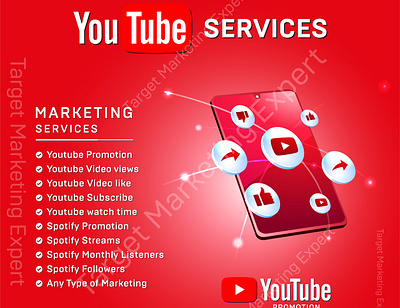 I will do premium youtube video promotion or channel Promotion branding logo youtube channel monetization