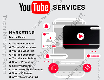 I will do premium youtube video promotion or channel Promotion branding logo youtube channel monetization