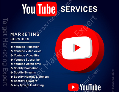 I will do premium youtube video promotion or channel Promotion logo youtube channel monetization