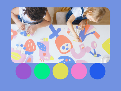 Vibrant Children's Brand Designed by Fo graphic design