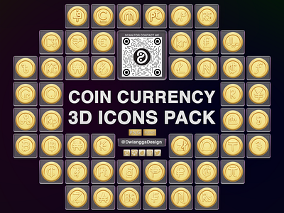 Coin Currency 3D icons illustration 3d icons dollar