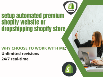 SET UP AUTOMATED SHOPIFY WEBSITE OR DROPSHIPPING SHOPIFY STORE automated shopify dropshipping dropshipping shopify store shopify website