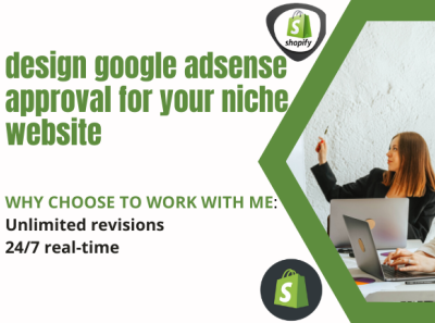 I WILL DESIGN GOOGLE ADSENSE APPROVAL FOR YOUR NICHE WEBSITE app branding design google adsense approval graphic design illustration logo