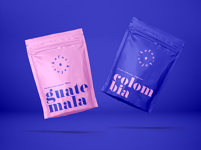 kafoš coffee bag branding design graphic design logo