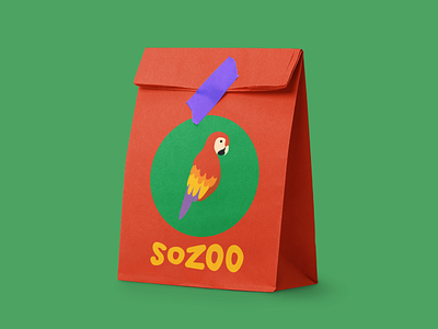 sozoo bag branding design graphic design illustration logo vector