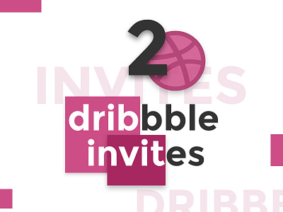 Dribbble invite 2x dribbble dribbbleball dribbbleinvite invite pink