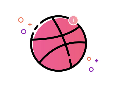 Invite 1x dribbbleball dribbbleinvite invite pink