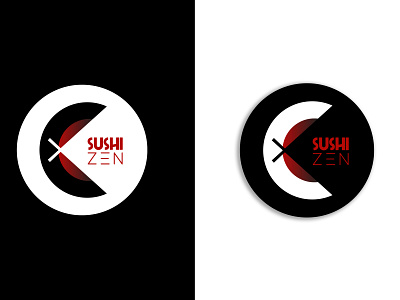 SushiZen design graphic design illustration logo typography vector