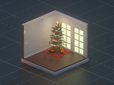 Merry Christmas 3d c4d