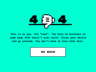 Brutalist 404 Page