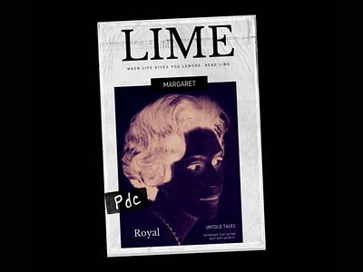 Lime Magazine Cover branding graphic design magazine printdesign