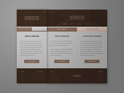 Responsive Web Homepage