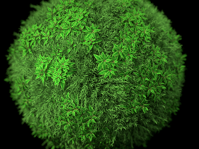 Grass 3d c4d color grass green redshift3d render