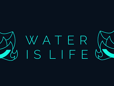 Water is Life adobe illustrator