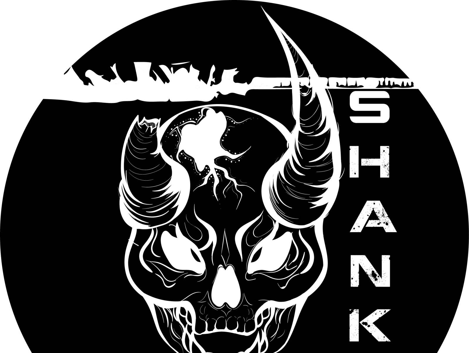 Skull Logoblack And White By Desz Sanjai On Dribbble