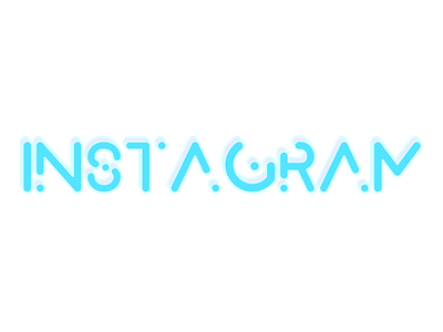 INSTAGRAM LOGO app art deisgn branding design designing graphic design illustration instagram logo text design typography ui ux vector