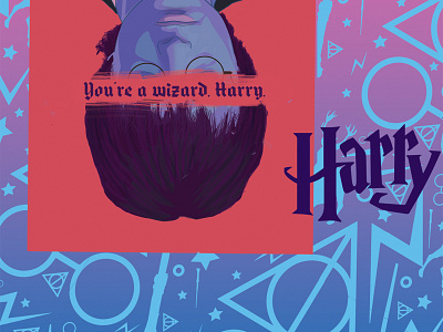 harry potter p2 gradient harry potter illustration pattern vector