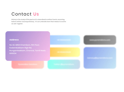 Contact us adobe xd branding concept contact us design webdesign