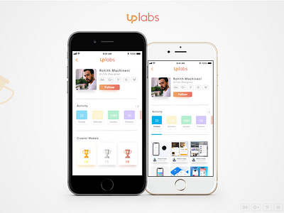 Uplabs App Profile Page