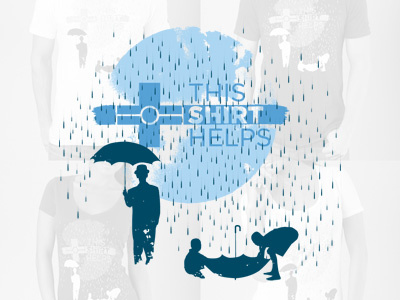 This Shirt Helps - Rain Drops