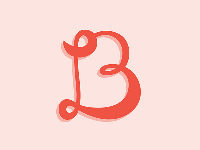 B / 36 Days Of Type 36daysoftype b dropcap illustration letter lettering type typography